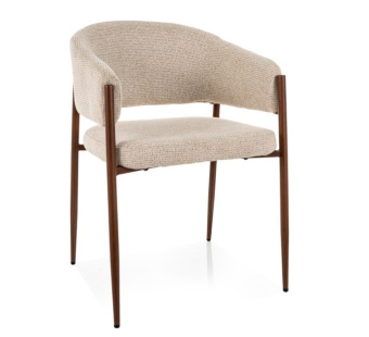 Мягкий стул Signal AKITA D орех/светлый беж TAP. 255