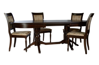 Обеденный стол Мебель-класс ЗЕВС Dark Oak 95х160-220 