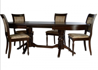 Обеденный стол Мебель-класс ЗЕВС Dark Oak 95х160-220 