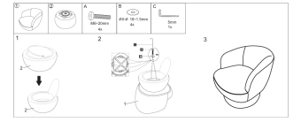 Кресло Signal COSMIC Raven 30 темно-бежевый