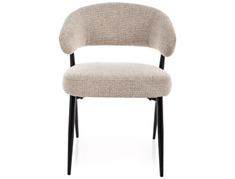 Стул Signal Lucio Noelle 30, бежевый/черный матовый