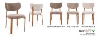 Стул Signal RIN D капучино TAP. 256/дуб