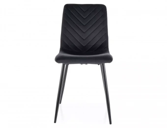 Стул Signal DAREN Velvet Bluvel 19 черный/черный