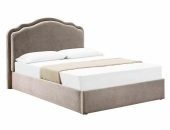 Кровать с подъемным механизмом Signal FLORENCJA Velvet 160х200 темный беж 