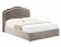 Кровать с подъемным механизмом Signal FLORENCJA Velvet 160х200 темный беж 