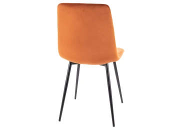 Стул Signal MILA Velvet корица/черный матовый,  Bluvel 4215