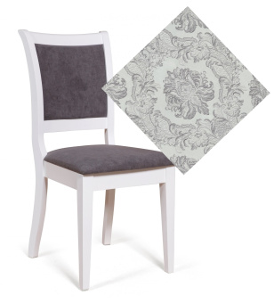 Стул Мебель-класс ГАРМОНИЯ белый/Bristol 03/4 категория