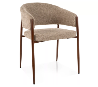 Мягкий стул Signal AKITA D беж/орех TAP. 253