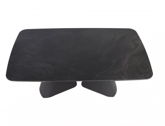 Стол обеденный Signal ARMANDO Ceramic 90х160/240 черный