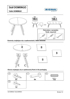 Стол обеденный Signal DOMINGO II раскладной 80х140/272 дуб/черный