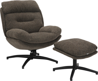 Кресло мягкое Kiwi Ткань Светло-коричневый