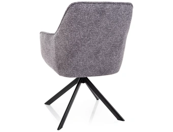 Стул поворотный Signal NOTTI Leo CAMEL 07 серый/черный 