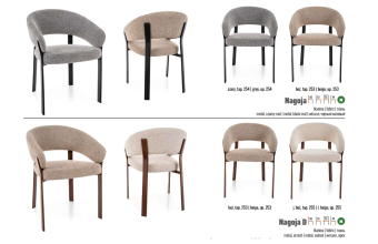 Стул Signal NAGOJA D светло бежевый/орех TAP. 255 