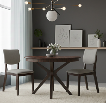 Стол обеденный Мебель-класс ГЕРМЕС 100х100/130 Dark OAK 