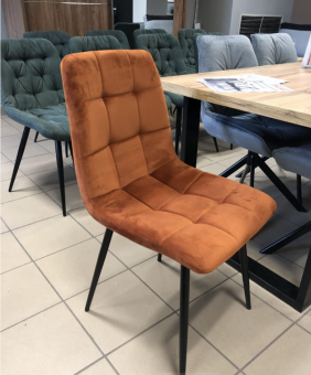 Стул Signal MILA Velvet корица/черный матовый,  Bluvel 4215