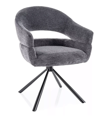 Стул Signal BORGO Raven 18 темно серый/черный