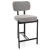 Стул полу барный Signal MISAKI H-2 серый TAP. 254/черный