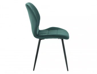 Стул Signal JAKE Velvet Bluvel 78 зеленый/черный