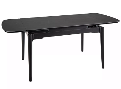 Стол обеденный Signal SENTO Ceramic черный мраморный/черный 80х120/180