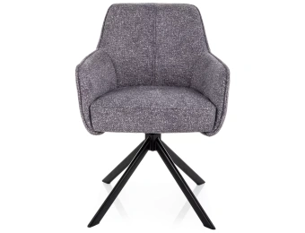 Стул поворотный Signal NOTTI Leo CAMEL 07 серый/черный 