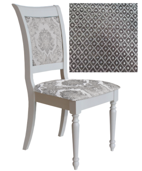 Стул Мебель-класс НИКА белый/Версаль 4, 4 категория