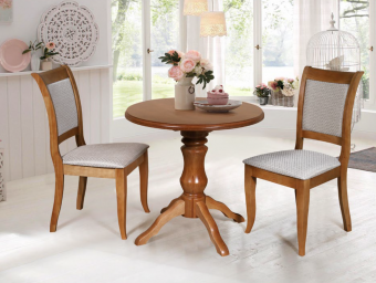 Стол Мебель-класс ЮПИТЕР круглый 80х80х76 Dark OAK