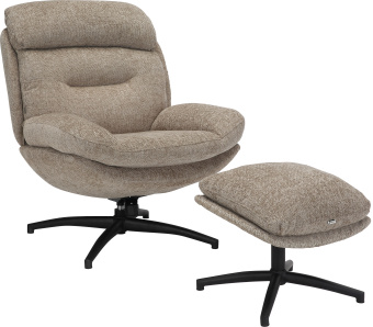 Кресло мягкое Kiwi Ткань Светло-коричневый