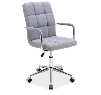 Кресло офисное Signal Q-022 серый/хром