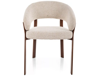 Стул Signal NAGOJA D светло бежевый/орех TAP. 255 