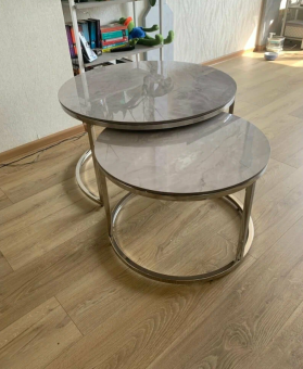 Комплект Signal PORTAFINO B (60/45) эффект серого мрамора/хром 