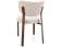 Стул Signal RIN D светло бежевый/орех TAP. 255 