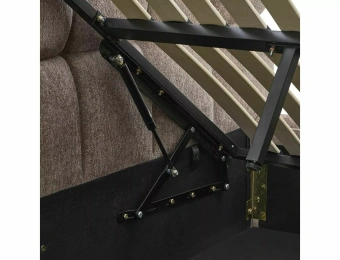 Кровать с подъемным механизмом Signal PARMA Raven 30 темный беж 160х200