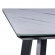 Стол обеденный Signal SAMUEL 80x120 белый мраморный/черный - наличие