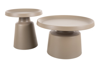 Комплект столиков журнальных Signal RODOS бежевый FI50, FI70