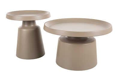 Комплект столиков журнальных Signal RODOS бежевый FI50, FI70