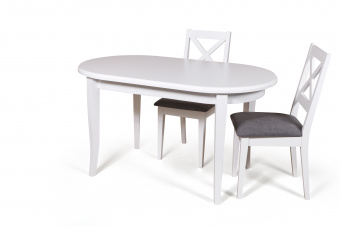 Стол обеденный Мебель-класс КРОНОС 80х140/172 белый 