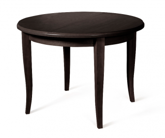 Стол обеденный круглый Мебель-класс ФИДЕС 105х105/135 Dark Oak 