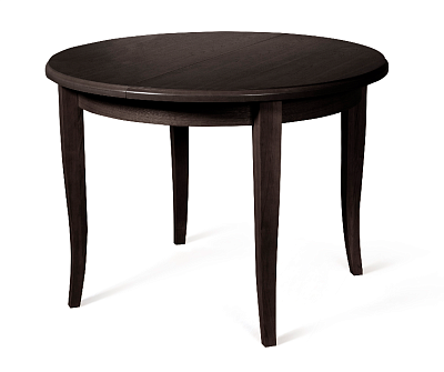Стол обеденный круглый Мебель-класс ФИДЕС 105х105/135 Dark Oak 