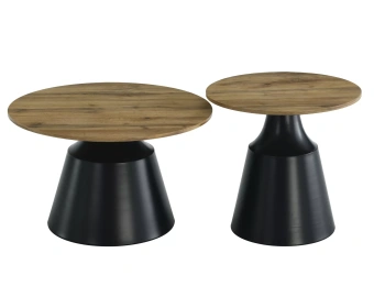 Комплект Столов журнальных Signal ITAKA дуб ремесленный/черный 