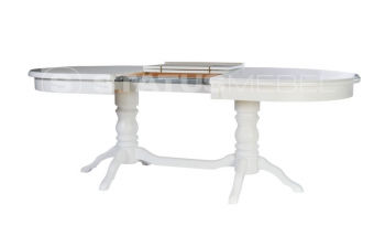 Обеденный стол Мебель-класс  ЗЕВС сатин 95х160-220  