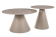 Комплект журнальных столиков Signal HILL II травертин/кашемир