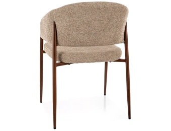 Мягкий стул Signal AKITA D беж/орех TAP. 253