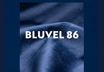 Стул Signal FOX Velvet Bluvel 86 синий/черный