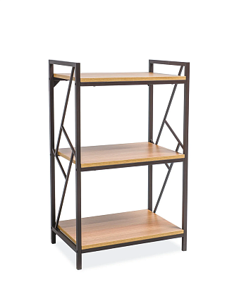 Стеллаж Signal TABLO R3 99x60x40 дуб/т. коричневый