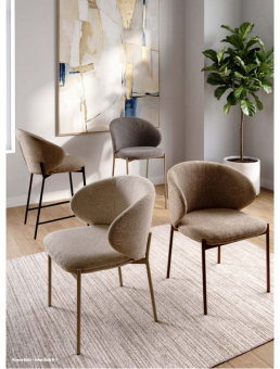 Мягкий стул Signal KIOTO беж TAP. 253/кашемир