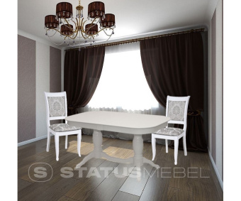 Стол обеденный Мебель-класс АРГО 85х140/180 белый