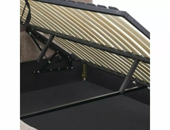 Кровать с подъемным механизмом Signal PARMA Raven 30 темный беж 160х200