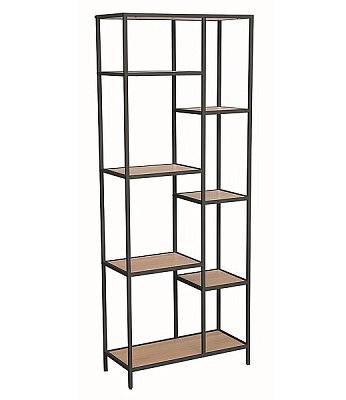 Стеллаж Signal COSTA A 178х70х30 дуб/черный