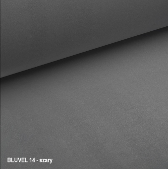 Кровать двуспальная Signal MARANI VELVET 160x200 Bluvel 14 серый
