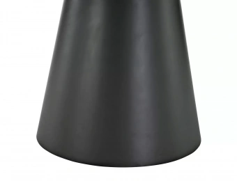 Стол обеденный Signal ANGEL II эффект серого мрамора/черный 120х120/160